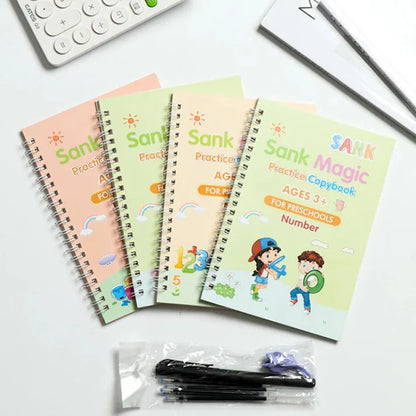 Two In One Kids Learning Deal (Sank Magic Book + Water Magic Book)